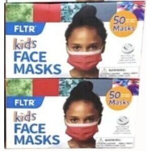 Kids Face Mask FLTR General Use 50 Per Box - 2 Pack - 100 Masks